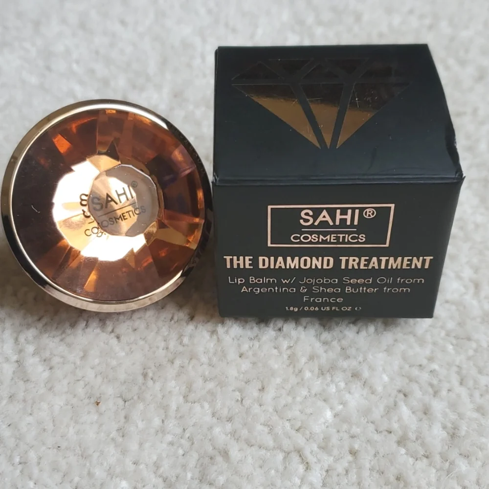 The Diamond Treatment Lip Balm by Sahi Cosmetics NEW Shea Butter Jojoba Seed Oil